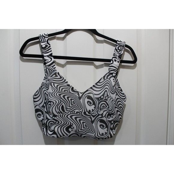 Stitch and Pine Black and White Monochrome Swirl Print two piece set - Picture 4 of 8
